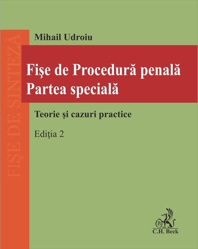 Fișe de Procedură penală. Partea specială. Ediția 2