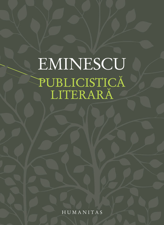 Publicistica literara. Mihai Eminescu