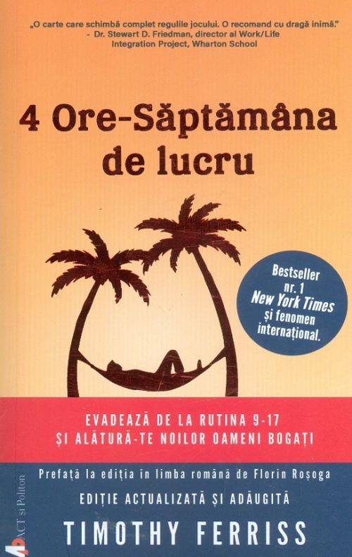4 ore. Saptamana de lucru