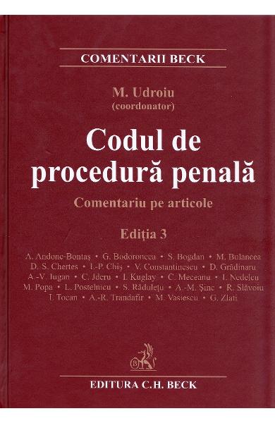 Codul de procedura penala. Comentariu pe articole Ed.3