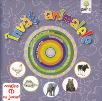 Invat animalele, carte cu CD